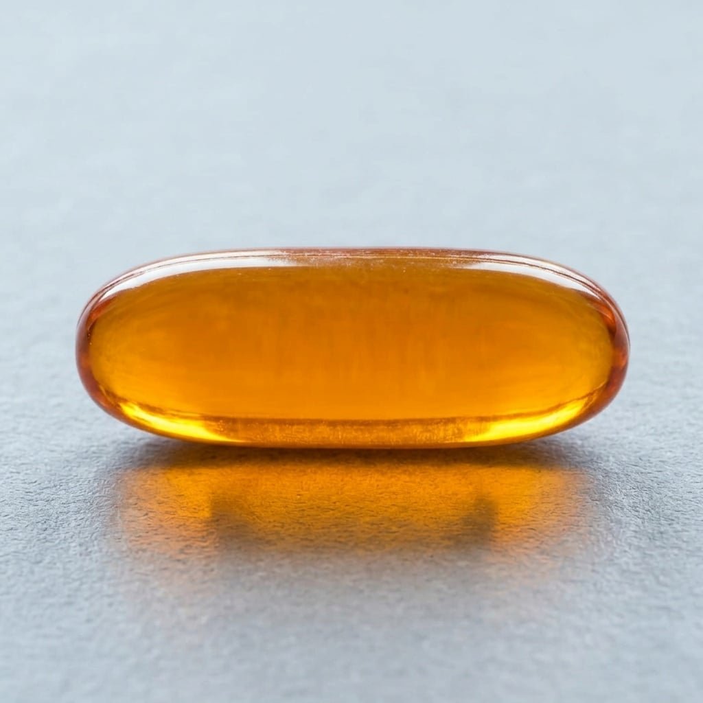 Omega-3 fish oil softgel 18/12 EE 1000 mg + 5 IU Vitamin E, EU stock