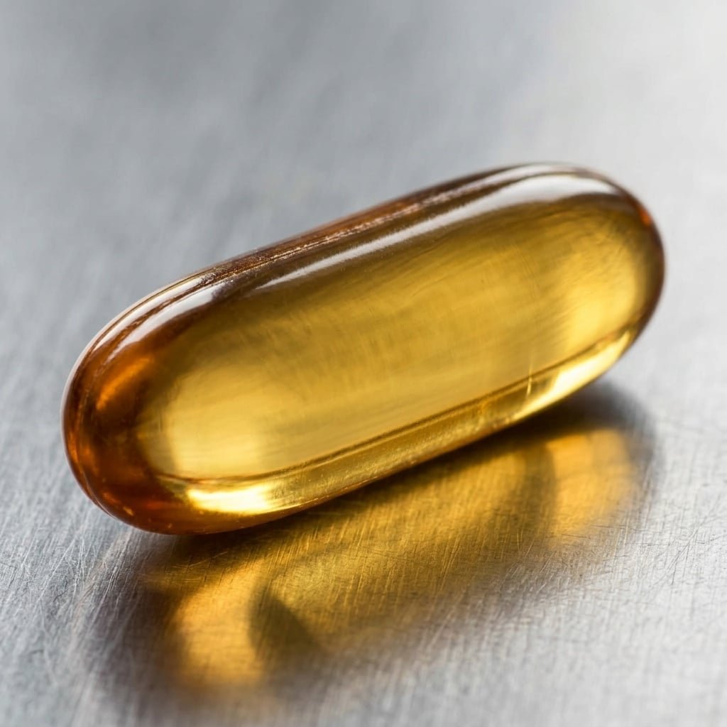Cod liver oil softgel 1000 mg VA NLT 1000 IU/g VD3 NLT 100 IU/g Omega 3, EU stock